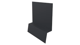 Планка стартовая фальц 135x30x55 мм, 7024 графитовый серый стальной бархат