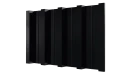 Профнастил Н60 902/845x0,7 мм, 9005 черный янтарь глянцевый