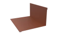 Планка примыкания верхняя 100x150x2000 мм, 8004 медно-коричневый матовый