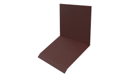 Планка примыкания верхняя к стене фальц 150x130x20 мм, 3009 оксид красный матовый