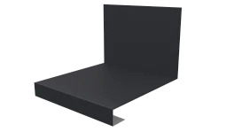 Планка примыкания нижняя к трубе фальц 140x200 мм, 7024 графитовый серый матовый