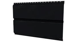 Л-брус 264/240x0,5 мм, 9005 черный янтарь глянцевый