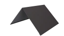 Конёк простой 150x150x2000 мм, 8019 серо-коричневый матовый
